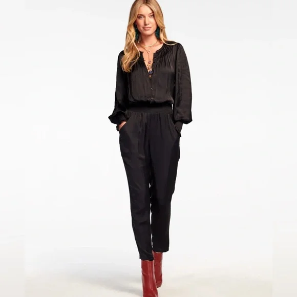Ramy Brook Charcoal Blouse - Picture 1 of 8